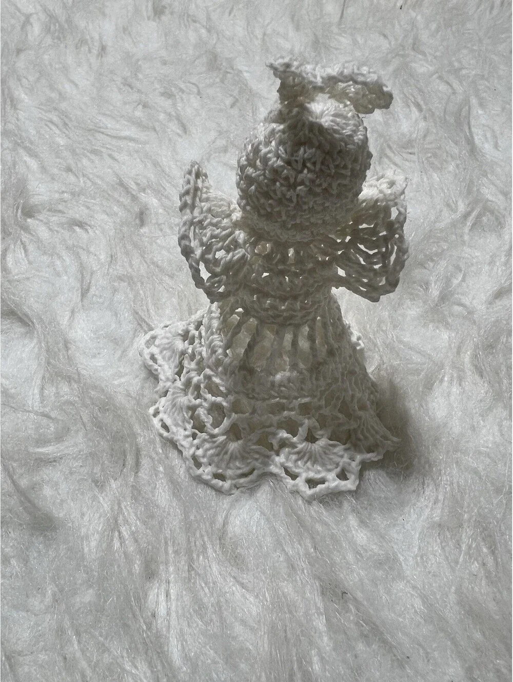 Crocheted Lace Angel Ornament